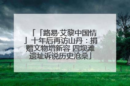 「路易·艾黎中国情」十年后再访山丹：捐赠文物增新容 四坝滩遗址诉说历史沧桑