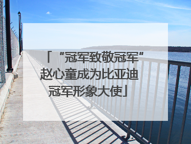 “冠军致敬冠军” 赵心童成为比亚迪冠军形象大使