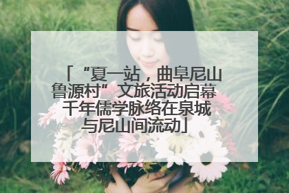 “夏一站，曲阜尼山鲁源村”文旅活动启幕 千年儒学脉络在泉城与尼山间流动