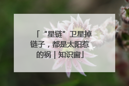 “星链”卫星掉链子，都是太阳惹的祸｜知识窗