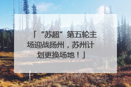“苏超”第五轮主场迎战扬州，苏州计划更换场地！