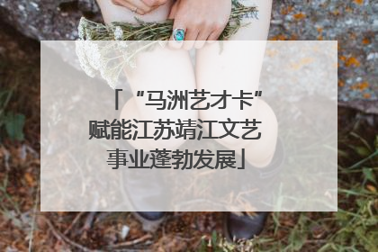 “马洲艺才卡”赋能江苏靖江文艺事业蓬勃发展