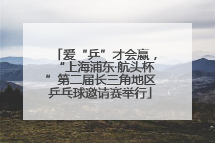爱“乒”才会赢，“上海浦东·航头杯”第二届长三角地区乒乓球邀请赛举行