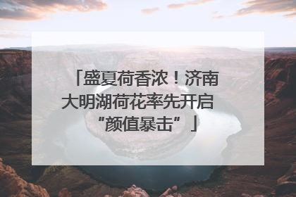 盛夏荷香浓！济南大明湖荷花率先开启“颜值暴击”