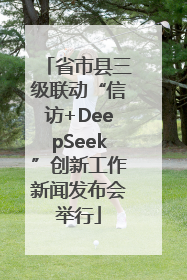 省市县三级联动“信访+DeepSeek”创新工作新闻发布会举行