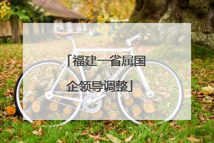 福建一省属国企领导调整