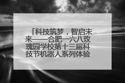 科技筑梦，智启未来——合肥一六八玫瑰园学校第十三届科技节机器人系列体验赛燃动校园