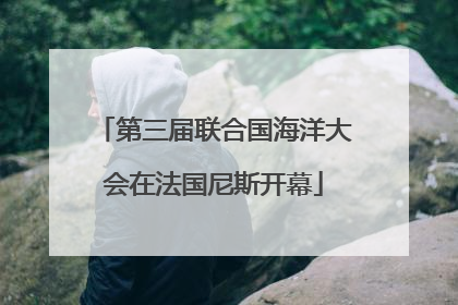 第三届联合国海洋大会在法国尼斯开幕