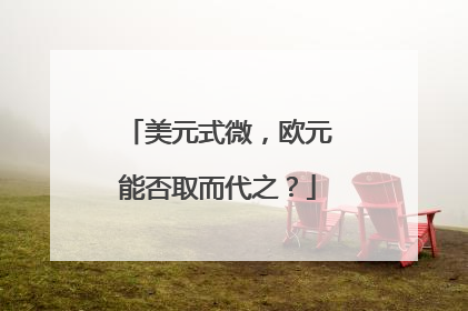 美元式微，欧元能否取而代之？