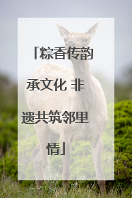 粽香传韵承文化 非遗共筑邻里情