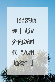 经济地理丨武汉奔向新时代“九州通衢”