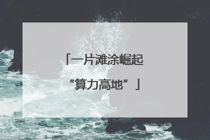 一片滩涂崛起“算力高地”