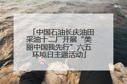 中国石油长庆油田采油十二厂开展“美丽中国我先行”六五环境日主题活动