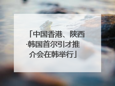 中国香港、陕西·韩国首尔引才推介会在韩举行