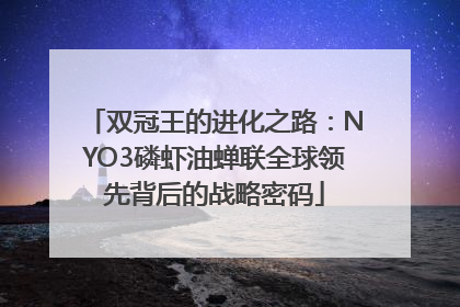 双冠王的进化之路：NYO3磷虾油蝉联全球领先背后的战略密码