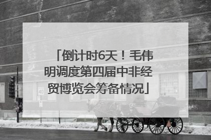倒计时6天！毛伟明调度第四届中非经贸博览会筹备情况