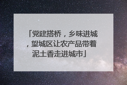 党建搭桥，乡味进城，望城区让农产品带着泥土香走进城市
