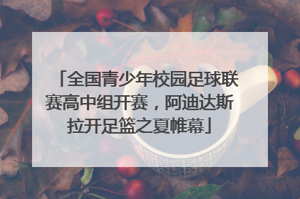 全国青少年校园足球联赛高中组开赛，阿迪达斯拉开足篮之夏帷幕