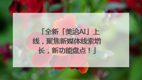 全新「美洽AI」上线，聚焦新媒体线索增长，新功能盘点！