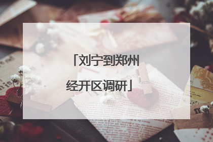 刘宁到郑州经开区调研