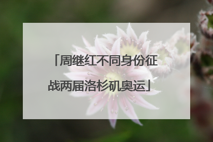 周继红不同身份征战两届洛杉矶奥运