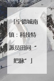 宁德城南镇：科技特派员田间“把脉”