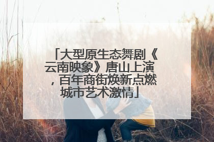 大型原生态舞剧《云南映象》唐山上演，百年商街焕新点燃城市艺术激情