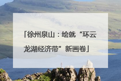 徐州泉山：绘就“环云龙湖经济带”新画卷