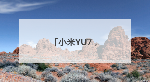 小米YU7，价格公布！