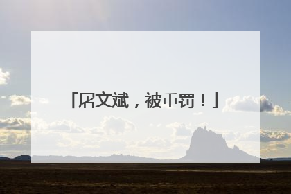 屠文斌，被重罚！