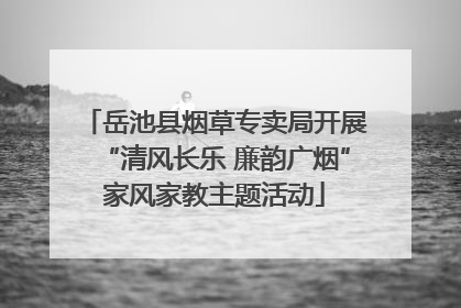 岳池县烟草专卖局开展“清风长乐 廉韵广烟”家风家教主题活动