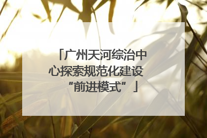 广州天河综治中心探索规范化建设“前进模式”