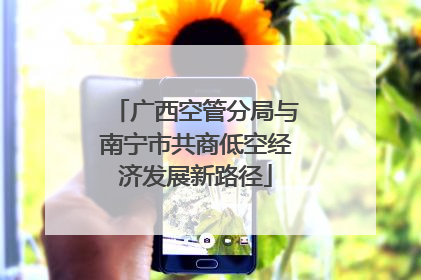 广西空管分局与南宁市共商低空经济发展新路径