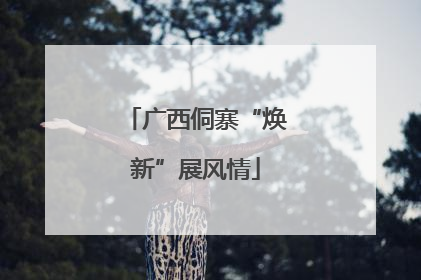 广西侗寨“焕新”展风情