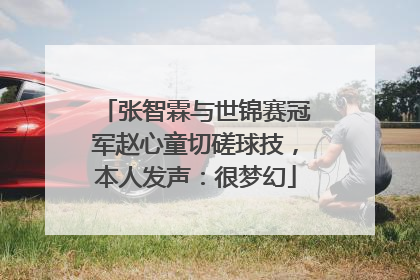张智霖与世锦赛冠军赵心童切磋球技，本人发声：很梦幻