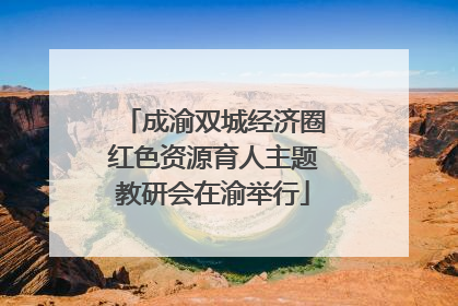 成渝双城经济圈红色资源育人主题教研会在渝举行
