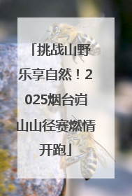 挑战山野 乐享自然！2025烟台岿山山径赛燃情开跑