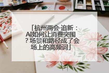 杭州两会·追新：AI如何让消费突围？场景和路径成了会场上的高频词