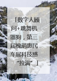 数字人顾问+跳舞机器狗，第三届槐荫惠民车展科技感“拉满”