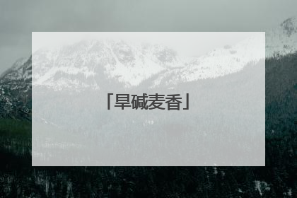 旱碱麦香