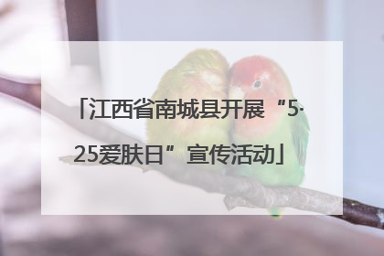 江西省南城县开展“5·25爱肤日”宣传活动