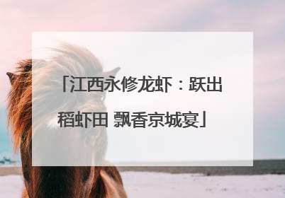 江西永修龙虾：跃出稻虾田 飘香京城宴