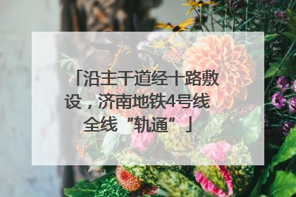 沿主干道经十路敷设，济南地铁4号线全线“轨通”