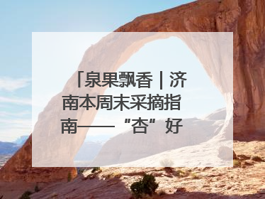 泉果飘香｜济南本周末采摘指南——“杏”好遇见你！