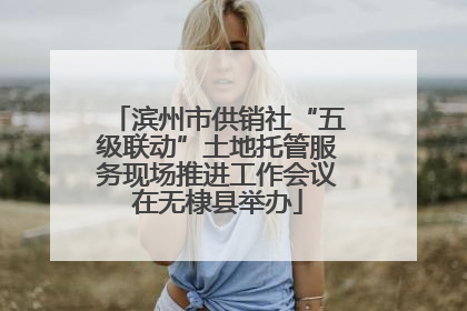 滨州市供销社“五级联动”土地托管服务现场推进工作会议在无棣县举办