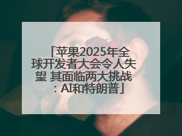 苹果2025年全球开发者大会令人失望 其面临两大挑战：AI和特朗普