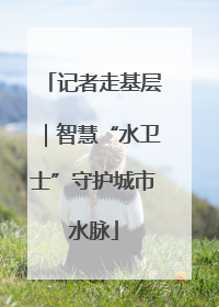 记者走基层｜智慧“水卫士”守护城市水脉
