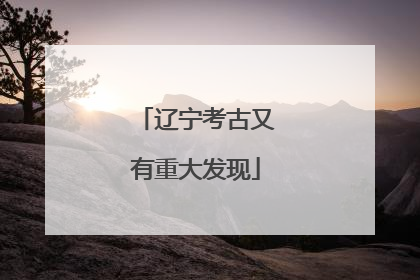 辽宁考古又有重大发现