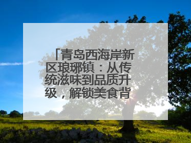 青岛西海岸新区琅琊镇：从传统滋味到品质升级，解锁美食背后的文化密码