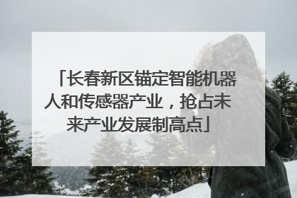 长春新区锚定智能机器人和传感器产业，抢占未来产业发展制高点